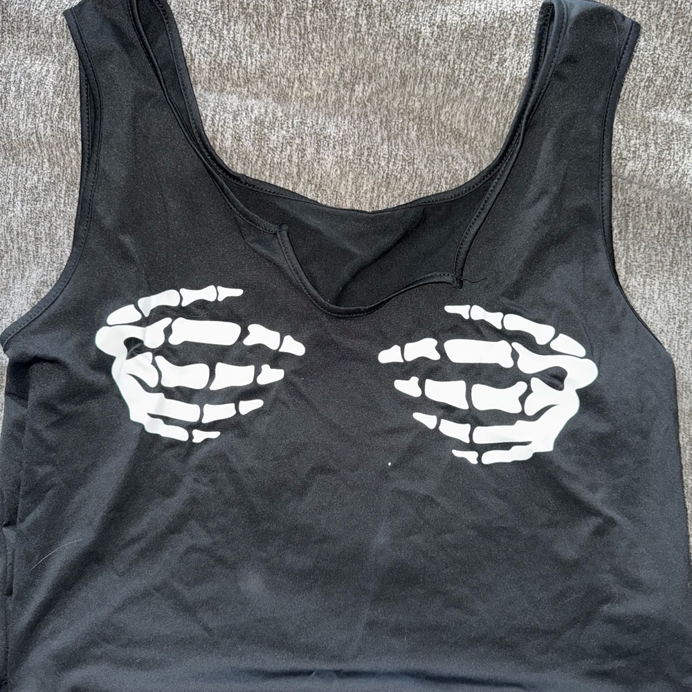 Black Skeleton pajama set